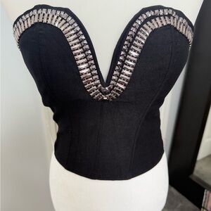Windsor corset crop top